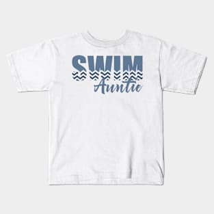 Swim Auntie Kids T-Shirt